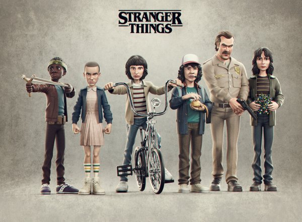Stranger things плакат