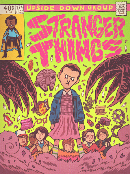 Stranger things плакат