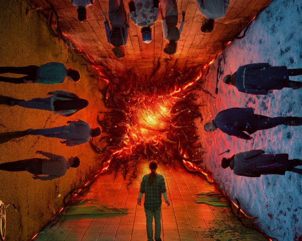 Stranger things 1 сезон Постер