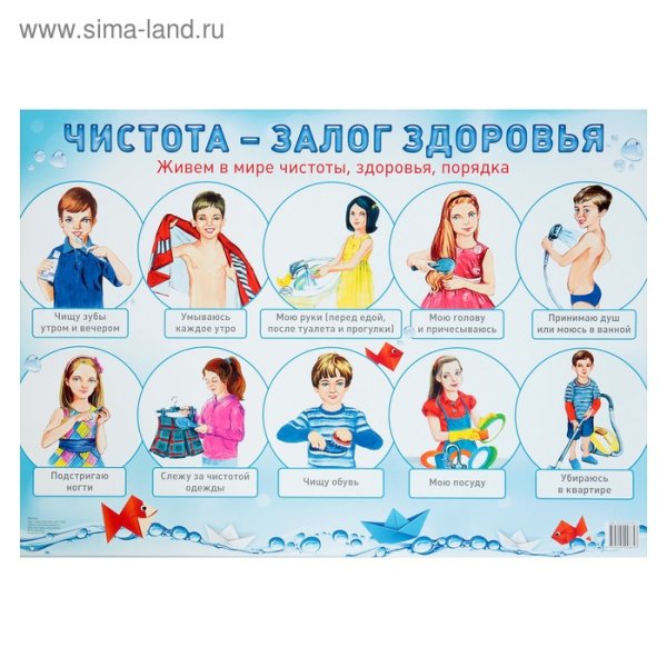 Чистота залог здоровья