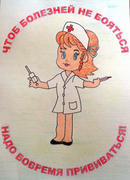 Рисунки на тему прививки