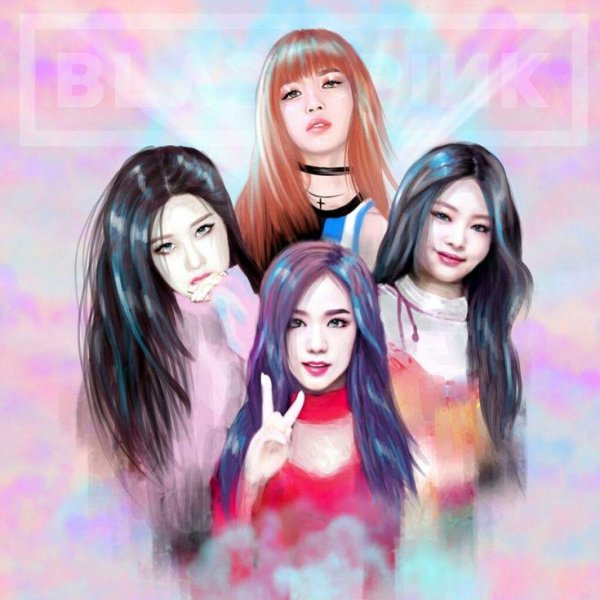 Группа BLACKPINK арты