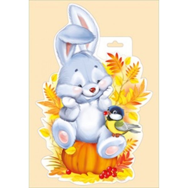 Плакат вырубной заяц