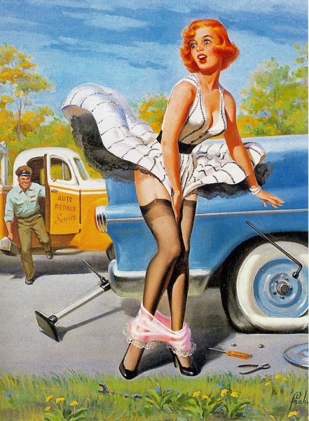 Gil Elvgren машина