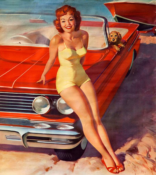 Художник Джил Элвгрен (Gil Elvgren)