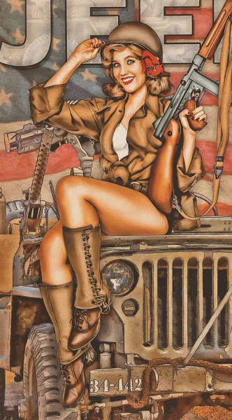 Советский пин ап художника Валерия Барыкина