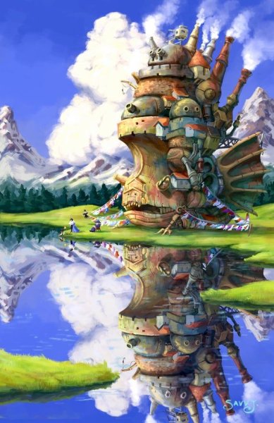 Хаяо Миядзаки замок Хаула