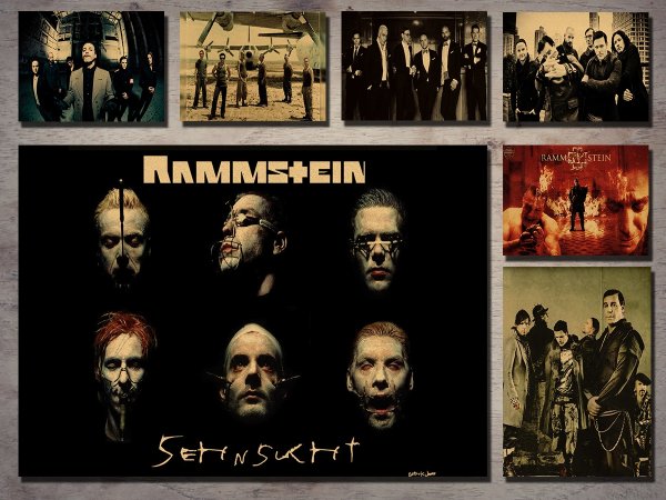 Плакаты Rammstein на стену