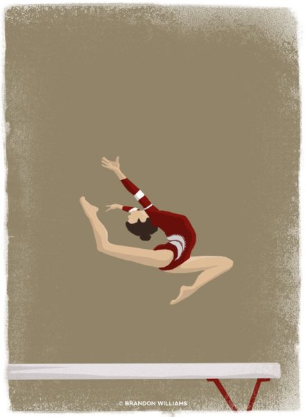 Гимнастка арт