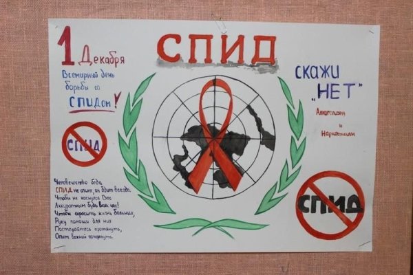 Плакат на тему ВИЧ