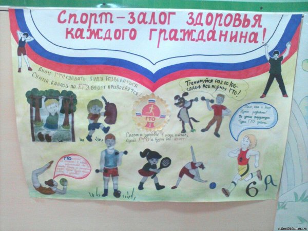 Плакаты о спорте для детей