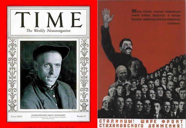 Стахановские лозунги