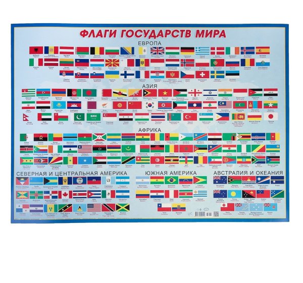Плакат "флаги государств мира"