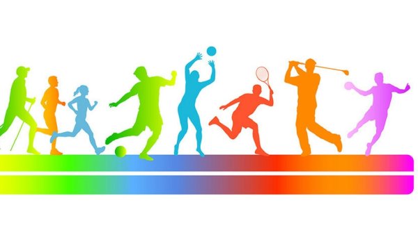 Фон на спортивную игровую программу будьте здоровы