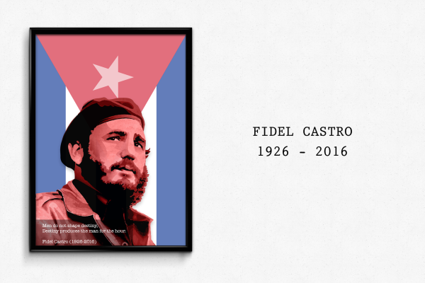 Плакаты СССР Фидель Кастро Куба