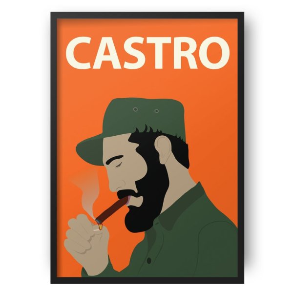 Кубинская революция ф Кастро плакат
