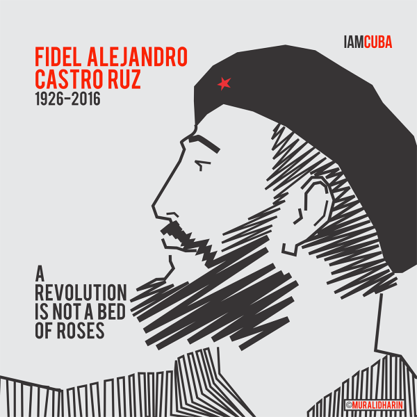 Фидель Кастро арт минималь