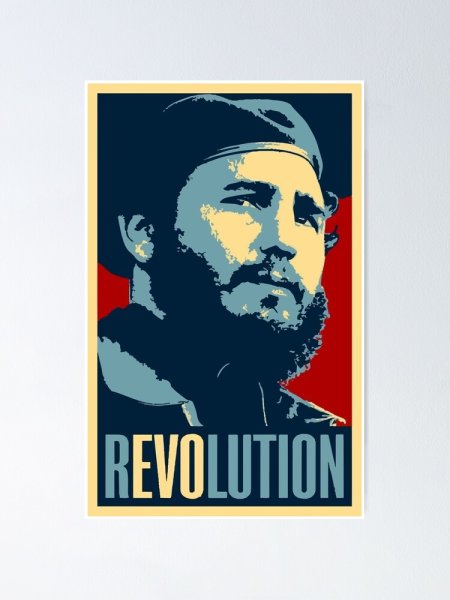 Фидель Кастро Постер