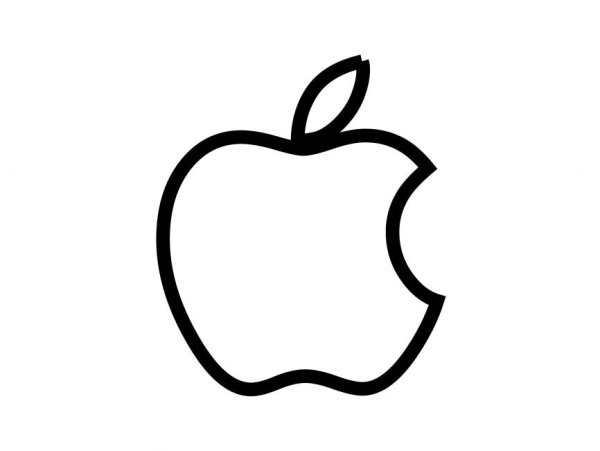 Apple надпись