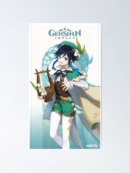 Наклейки Геншин Импакт Венти