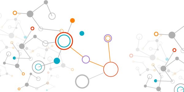 Нейронная сеть на белом фоне