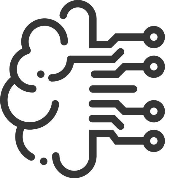 Искусственный интеллект пиктограмма