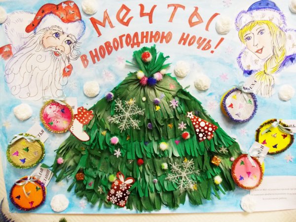 Плакат "с новым годом!"