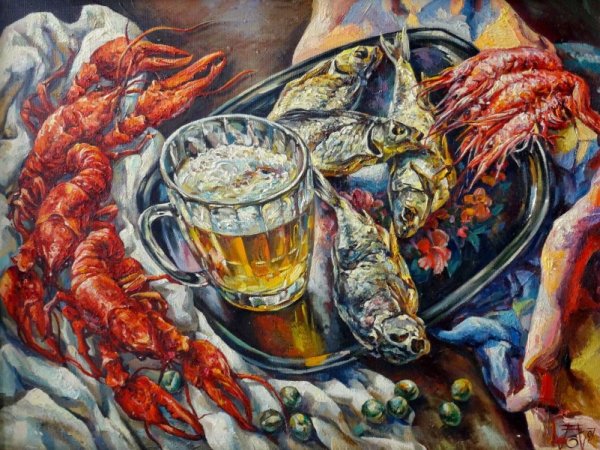 Советский натюрморт с пивом