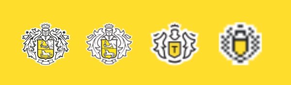 Тинькофф лого прозрачный