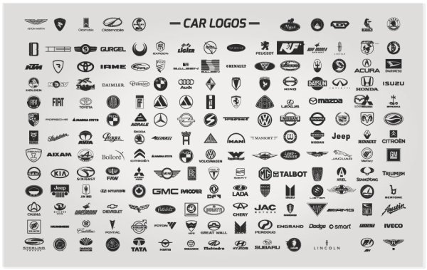 Старые автомобильные эмблемы
