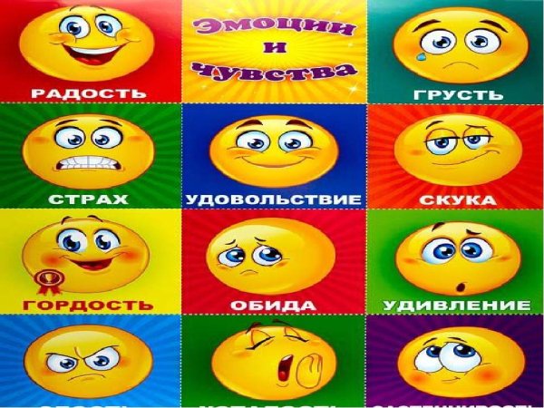 Карточки эмоции