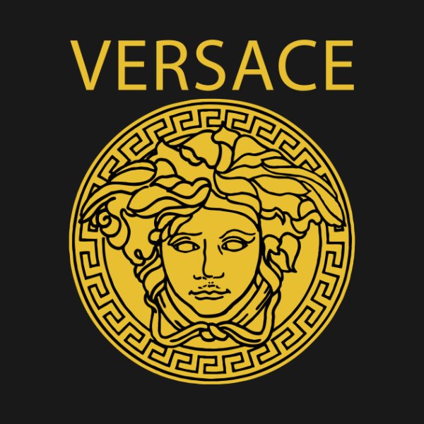 Versace лого золотое