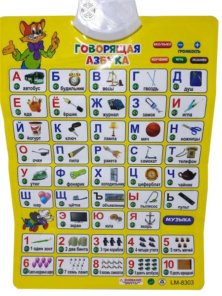 Музыкальный плакат Азбука