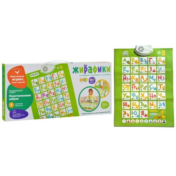 Музыкальный коврик алфавит для детей