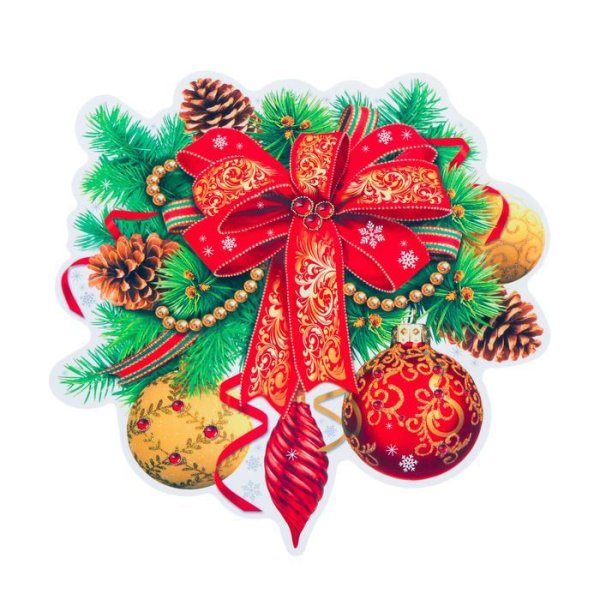 Новогодние украшения на скотче