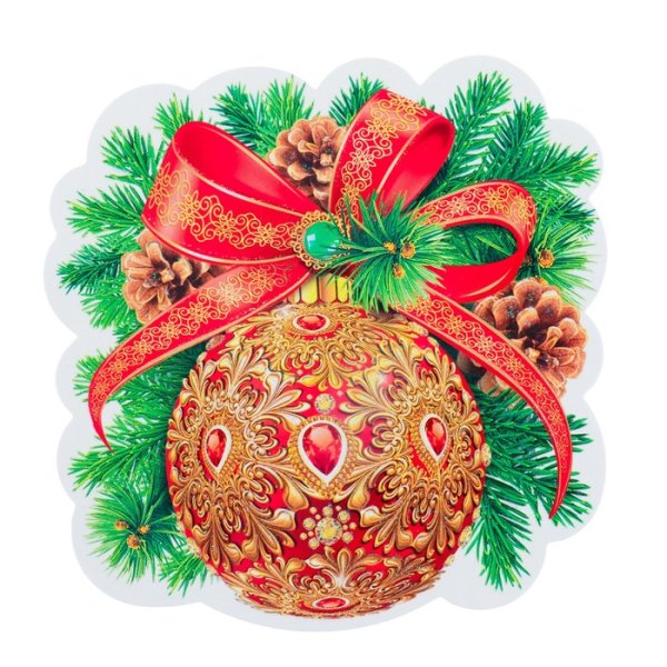 Новогодние украшения на скотче