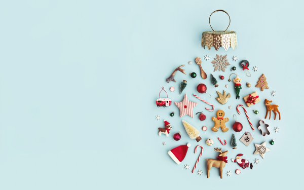 Новогодний плакат елочка