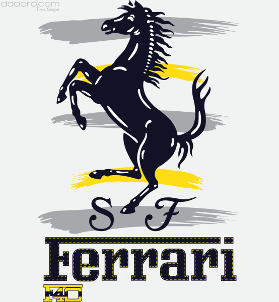 Лого Феррари вектор