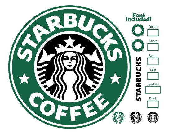 Логотип Старбакс 1992