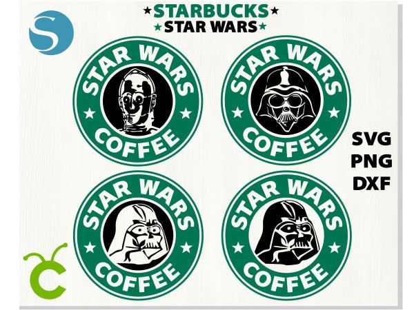 Star Wars logo Starbucks