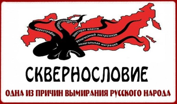 Плакат на тему сквернословие