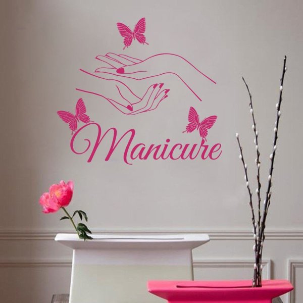 Наклейка на стену маникюрный салон