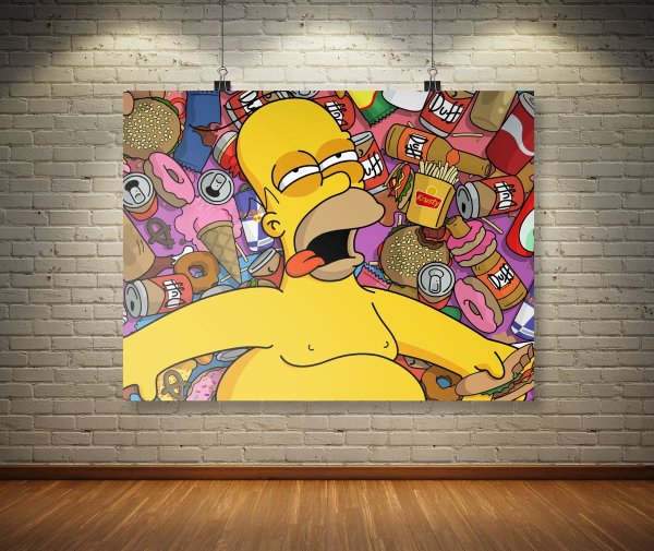 Гомер симпсон граффити