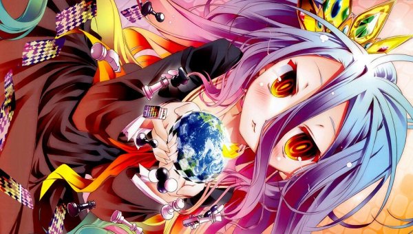 Постер нет игры нет жизни Широ