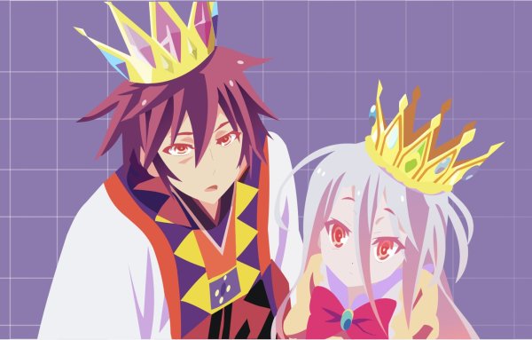 Сора и Широ арт