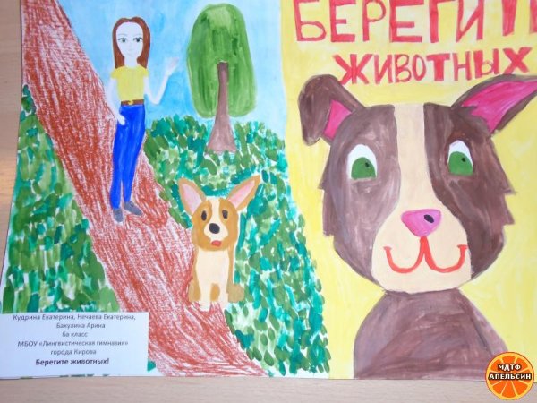 Рисунок берегите животных