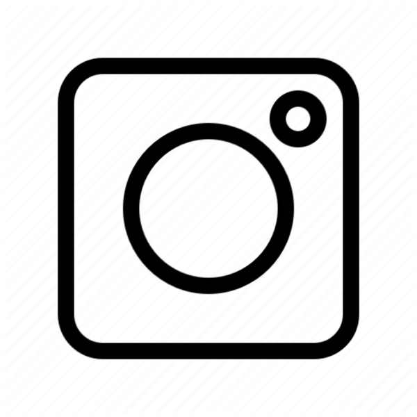 Значок Инстаграмм черный
