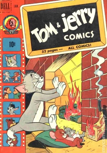 Том и Джерри плакат ретро