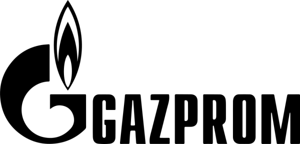 Газпром логотип без фона