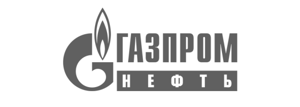 Газпром на белом фоне